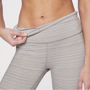 Athleta HIGH RISE JACQUARD CHATURANGA 7/8 TIGHTS